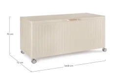 New Bizzotto BAULE P.CUSC. C-RUOTE OCEAN SETA