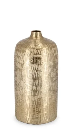 New Bizzotto BOTTIGLIA DECORATIVA LATHE ORO H38