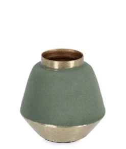 Sale Bizzotto BOTTIGLIA DECORATIVA SAAD VERDE GOLD H8