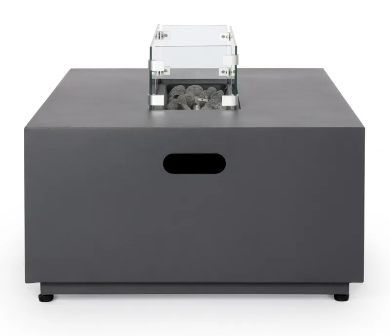 New Bizzotto CAMINO A GAS WOLKE GRIGIO SCURO 110X65