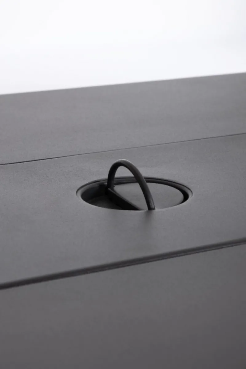 New Bizzotto CAMINO A GAS WOLKE GRIGIO SCURO 110X65