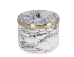 Discount Bizzotto CANDELA C-COPERCHIO MARSHA BIANCO D13,5