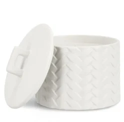 Best Bizzotto CANDELA C-COPERCHIO TWINE BIANCO Ø14,5