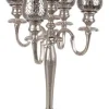 Bizzotto CANDELABRO SHARYN 5FUOCHI ARGENTO H62