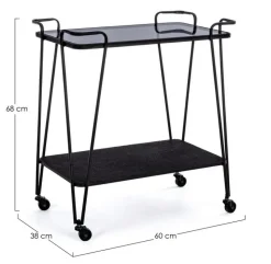 Hot Bizzotto CARRELLO IN METALLO - ZAIRA