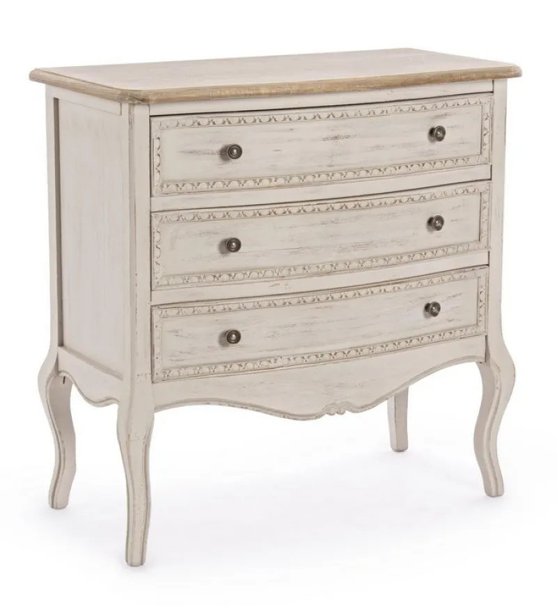 Bizzotto CASSETTIERA IN LEGNO 3 CASSETTI - CLARISSE