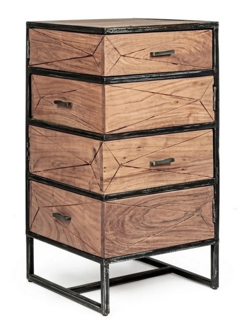 New Bizzotto CASSETTIERA IN LEGNO - EGON