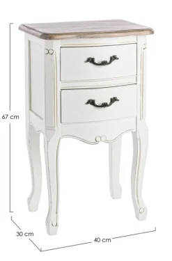 Best Bizzotto CASSETTIERA IN LEGNO - JUSTINE