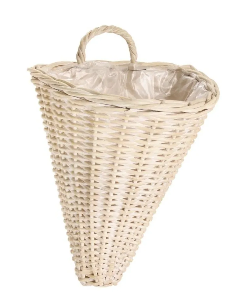 Clearance Bizzotto CESTA 1M RANDY CONO SBIANCATO H38