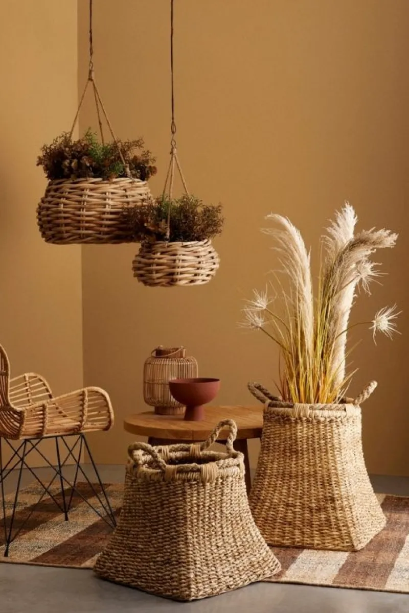 New Bizzotto CESTA SOSP. YULIA NATURALE D40X20H