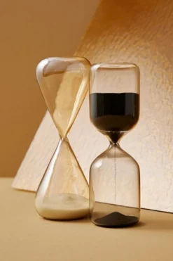 Discount Bizzotto CLESSIDRA KRONOS AMBRA-BIANCO H21,5