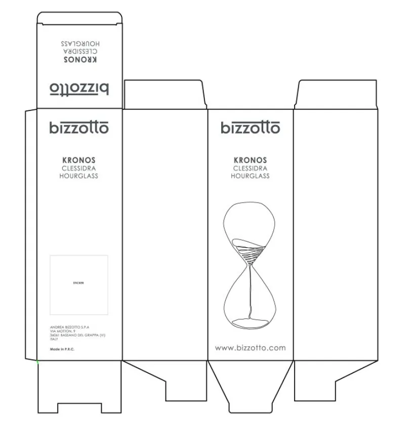 New Bizzotto CLESSIDRA KRONOS BIANC PERL-BIANC H39,7