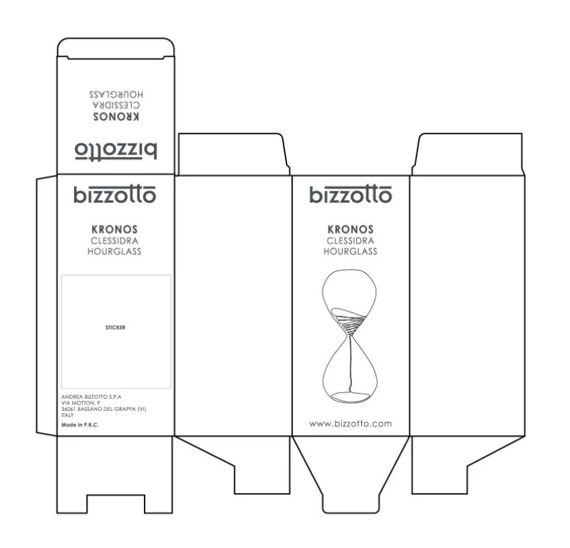 Best Bizzotto CLESSIDRA KRONOS BICOL TRASP-VERD H20,3