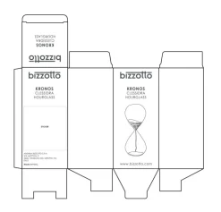 Discount Bizzotto CLESSIDRA KRONOS TRASPARENTE-NERO H20,3