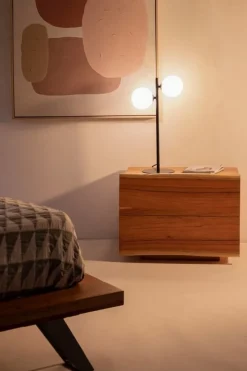 Outlet Bizzotto COMODINO IN LEGNO - ARON