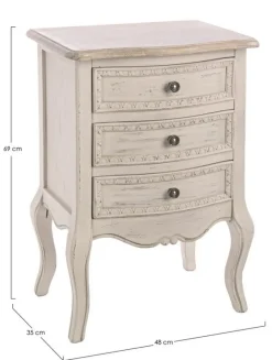 Bizzotto COMODINO IN LEGNO - CLARISSE