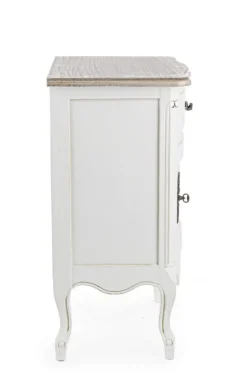 Discount Bizzotto COMODINO IN LEGNO - JUSTINE