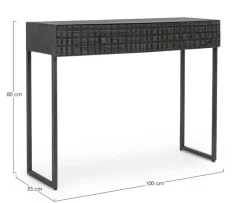 Clearance Bizzotto CONSOLLE IN LEGNO - DORSET