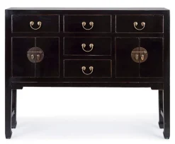 Bizzotto CONSOLLE IN LEGNO NERO - JINAN