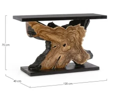 Discount Bizzotto CONSOLLE 120X40 - MARWOOD