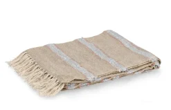 Hot Bizzotto COPERTA JAWLA NATURALE BLU 130X170