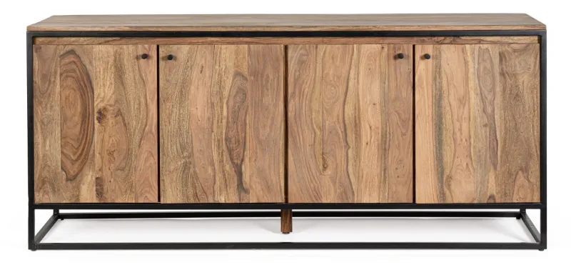 Discount Bizzotto CREDENZA 4 ANTE IN LEGNO SHEESHAM - NARTAN