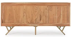Clearance Bizzotto CREDENZA IN LEGNO 3 ANTE - RAIDA