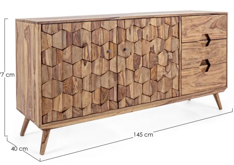 Best Bizzotto CREDENZA IN LEGNO 2 ANTE - KANT