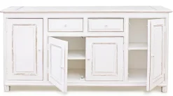Outlet Bizzotto CREDENZA IN LEGNO 4 ANTE - COLETTE
