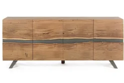 Clearance Bizzotto CREDENZA IN LEGNO 4 ANTE - ARON