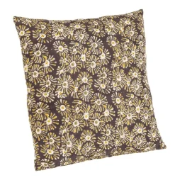 New Bizzotto CUSCINO CALAIS NERO C-MARGHERITA 45X45