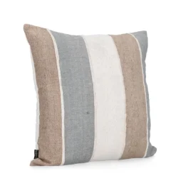 Outlet Bizzotto CUSCINO GANGA CREMA NATURALE BLU 50X50