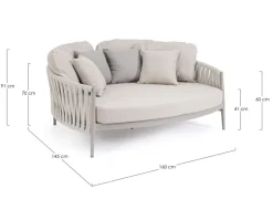 New Bizzotto DAYBED C-C JACINTA MOON WG24
