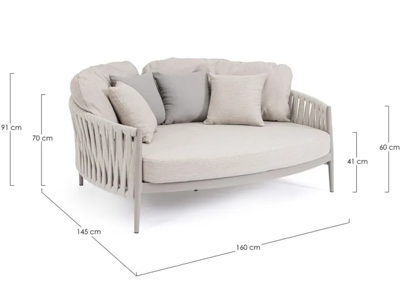 New Bizzotto DAYBED C-C JACINTA MOON WG24
