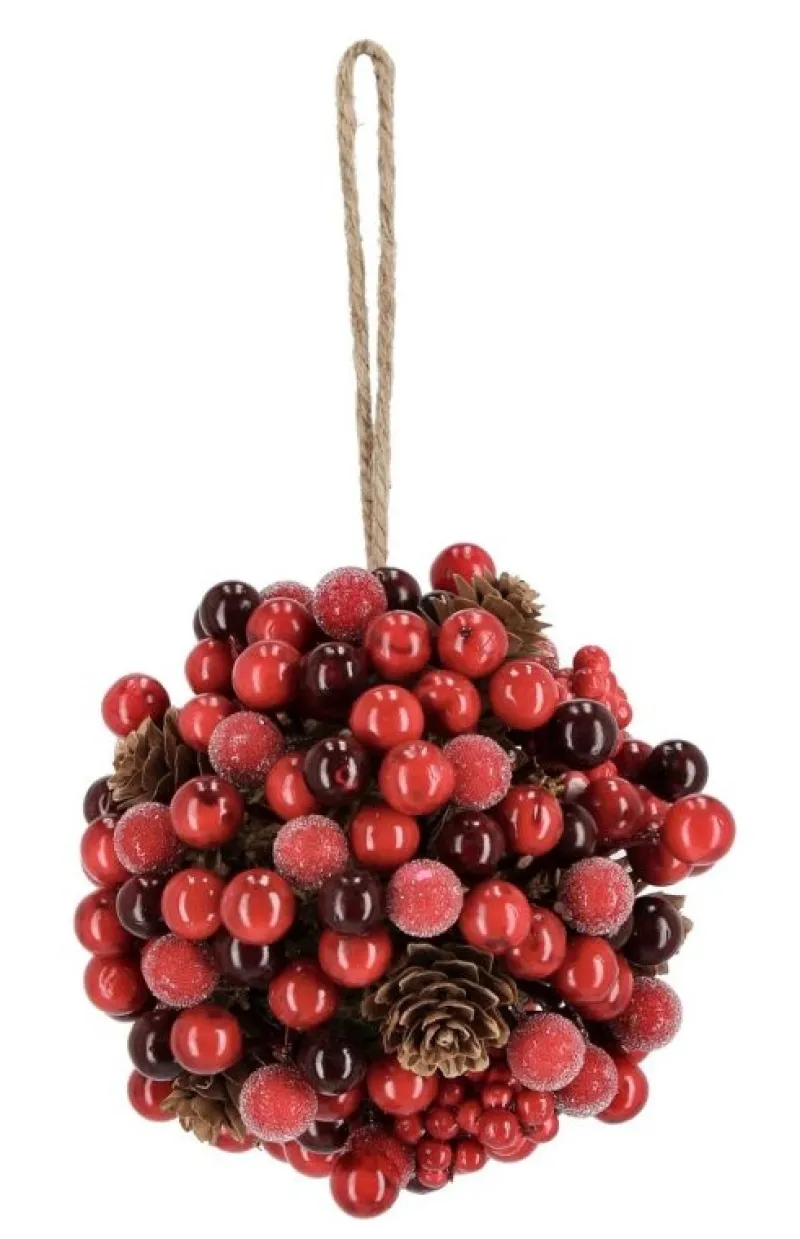 Sale Bizzotto DECOR SFERICA ELINOR BACCA ROSSO D125