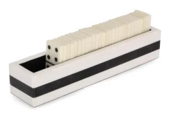 Clearance Bizzotto DECORAZIONE DOMINO FORTUNE BIAN 20,5X4,5