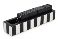 Best Bizzotto DECORAZIONE DOMINO FORTUNE NERO 20,5X4,5