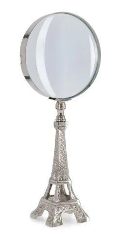 Outlet Bizzotto DECORAZIONE LENTE ADVENTURE ARGENTO H31