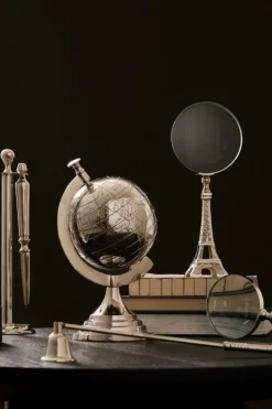 Outlet Bizzotto DECORAZIONE LENTE ADVENTURE ARGENTO H31