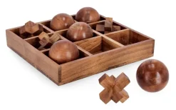 Bizzotto DECORAZIONE TRIS FORTUNE LEGNO 28,5X28,5