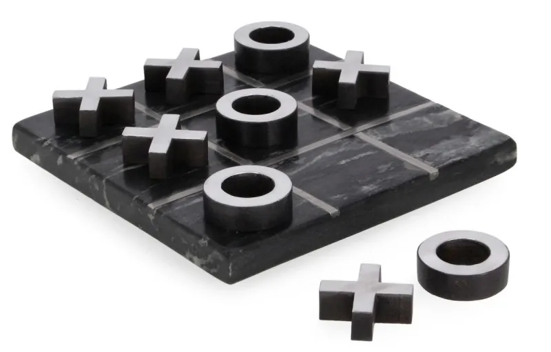 Outlet Bizzotto DECORAZIONE TRIS FORTUNE NER ARGEN 15X15