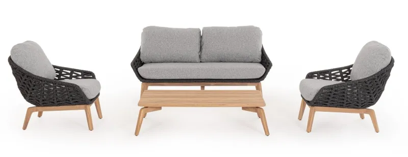 Clearance Bizzotto DIVANO 2/3 POSTI ANTRACITE - TAMIRES