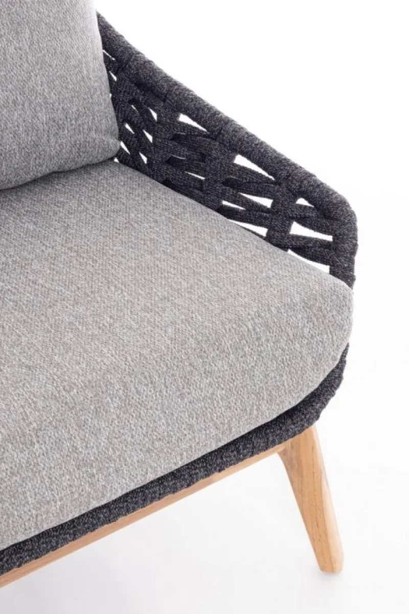 Clearance Bizzotto DIVANO 2/3 POSTI ANTRACITE - TAMIRES