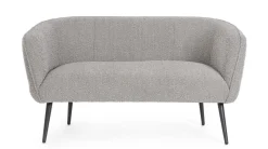 Online Bizzotto DIVANO 2 POSTI EFFETTO BOUCLE' GRIGIO - AVRIL