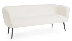 Best Bizzotto DIVANO 3 POSTI EFFETTO BOUCLE' BIANCO - AVRIL