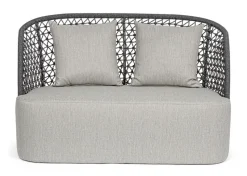 Discount Bizzotto DIVANO CON CUSCINI ANTRACITE - CUYEN