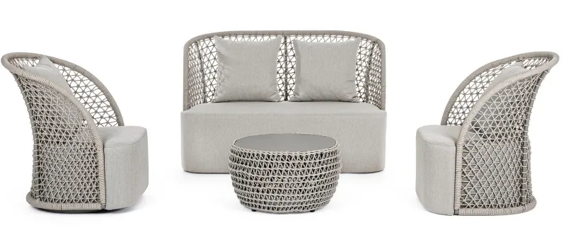 Online Bizzotto DIVANO CON CUSCINI SABBIA - CUYEN