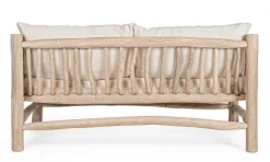 New Bizzotto DIVANO CON CUSCINO IN TEAK - SAHEL
