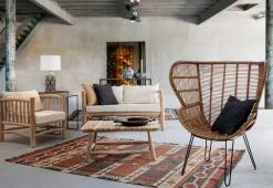 New Bizzotto DIVANO CON CUSCINO IN TEAK - SAHEL