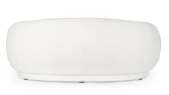 Clearance Bizzotto DIVANO EFFETTO BOUCLE' BIANCO - TECLA